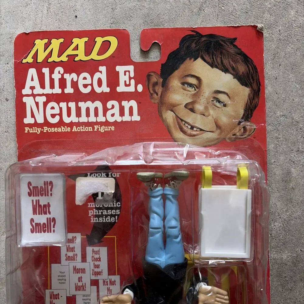 DC Direct MAD Magazine Alfred E. Neuman Action Figure - New Sealed 1998 Vintage